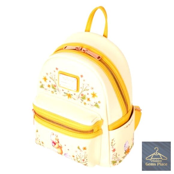 Mini Backpack Shoulder Bag Faux Leather Adjustable Straps 5 Pockets main image 6
